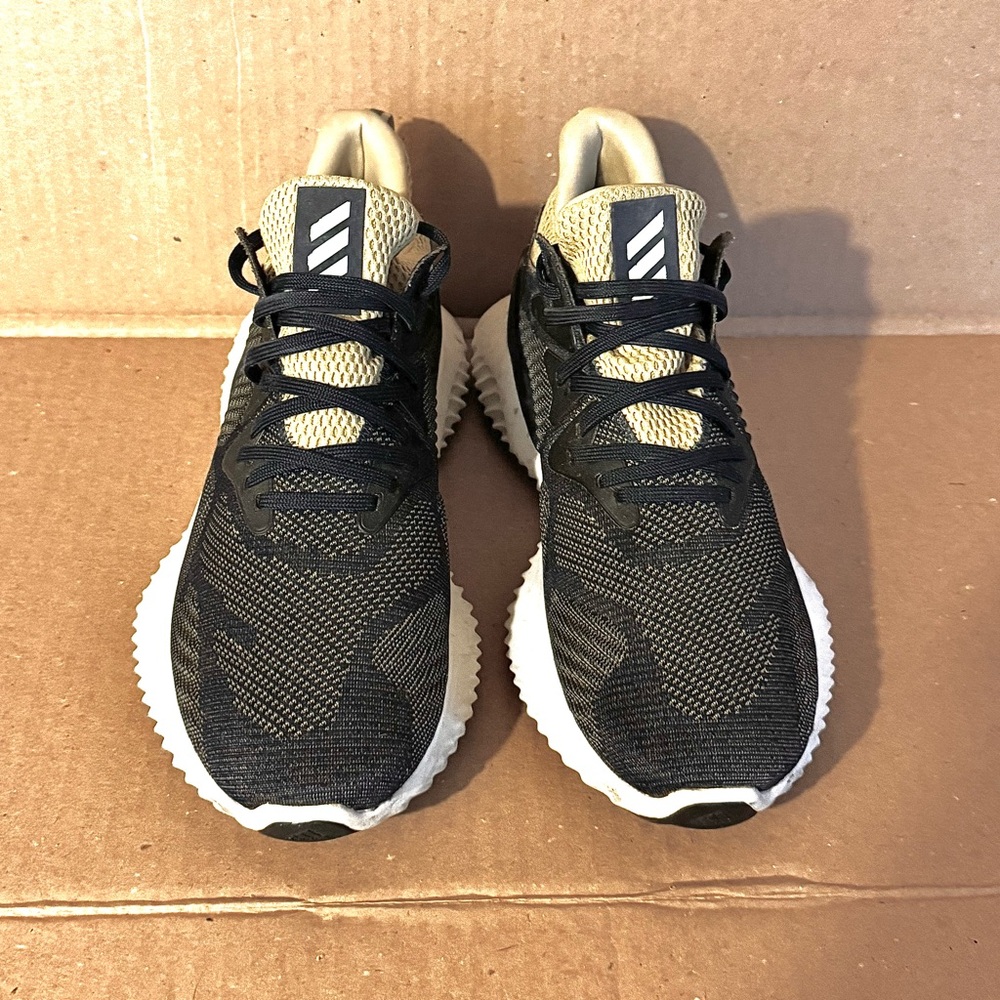 Adidas Alpha Bounce Men’s Navy & Gold Sneakers